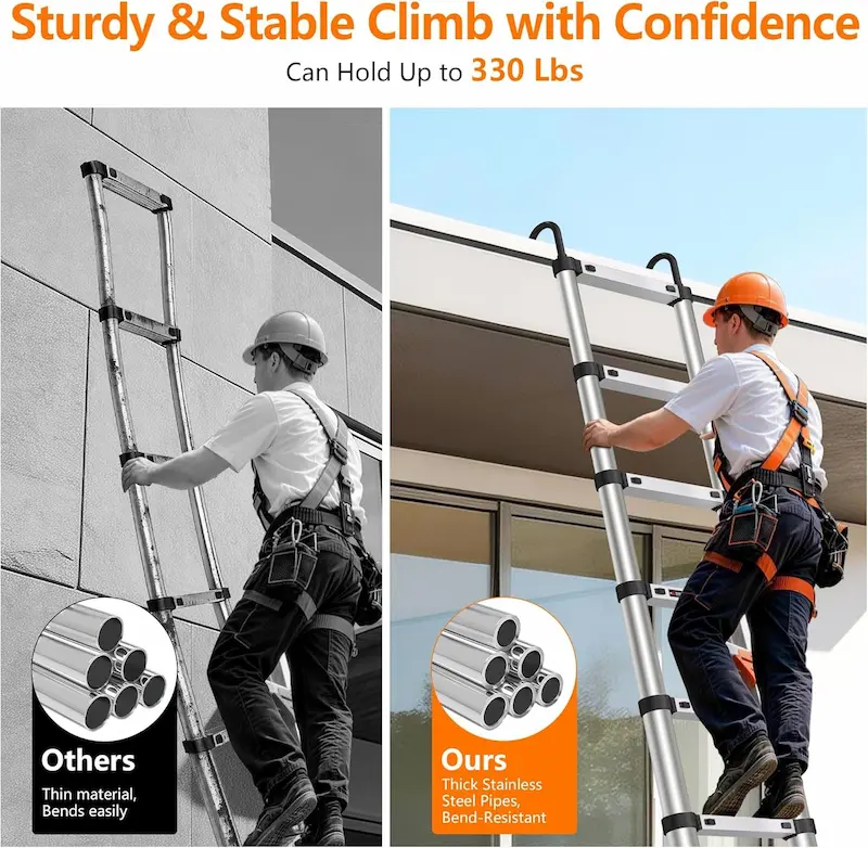 Zip Living ExtendSafe Telescoping Ladder product details